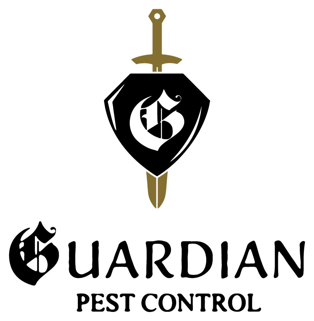 Guardian Pest Control shield and sword mark